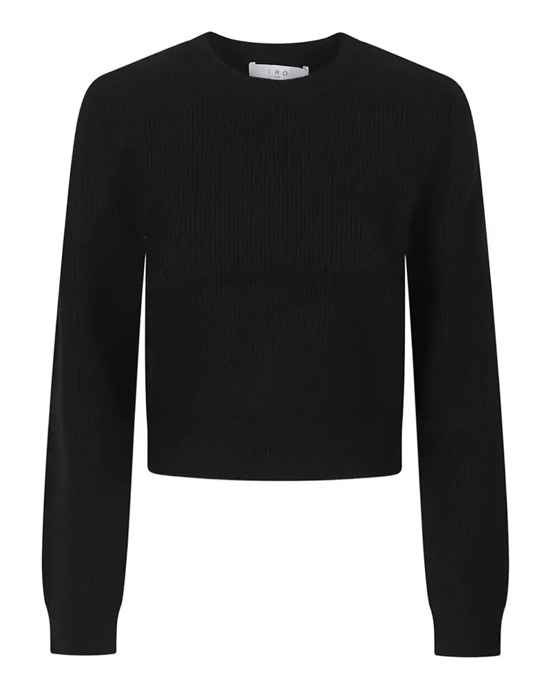 IRO Gerippter Pullover - Schwarz Schwarz