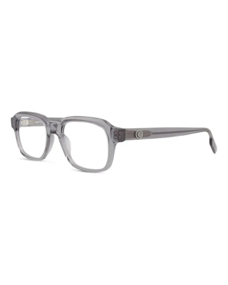 Montblanc Brille mit eckigem Gestell - Grau Grau