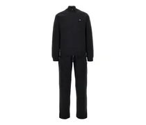 Jogginganzug mit Logo-Print - Schwarz