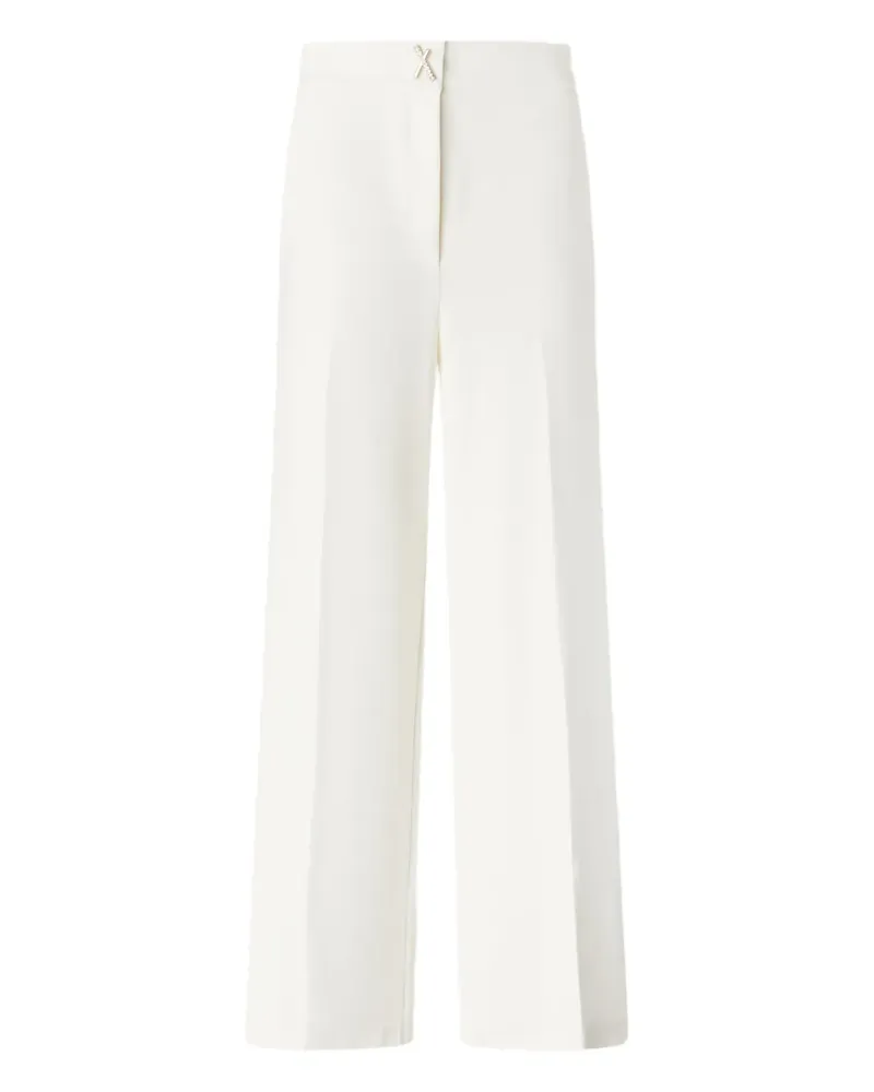 Genny Hose mit Kreuzdetail - Weiß Weiß