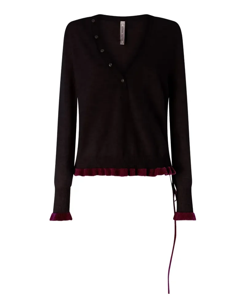 Antonio Marras Gerüschter Pullover - Braun Braun