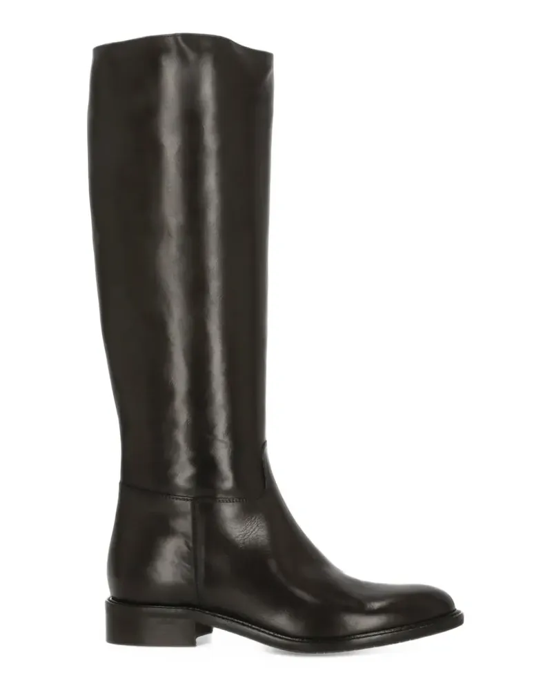 Julie Dee side-zip leather boots - Braun Braun