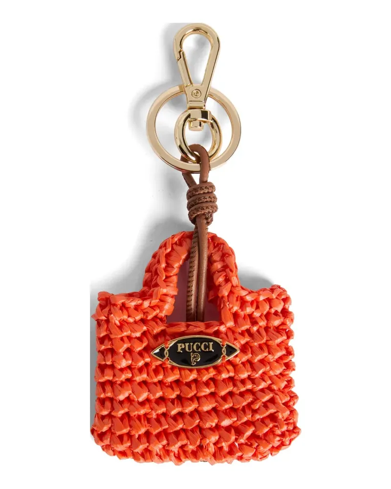 Emilio Pucci mini bag charm - Orange Orange