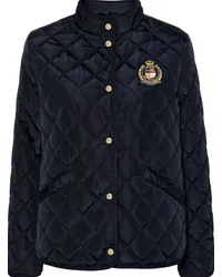 Ralph Lauren Gesteppte Jacke mit Logo-Patch Blau