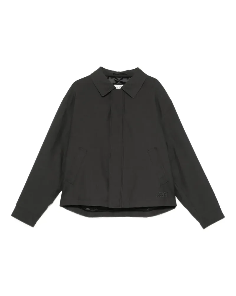Maison Margiela Jacke mit verdecktem Verschluss - Grau Grau