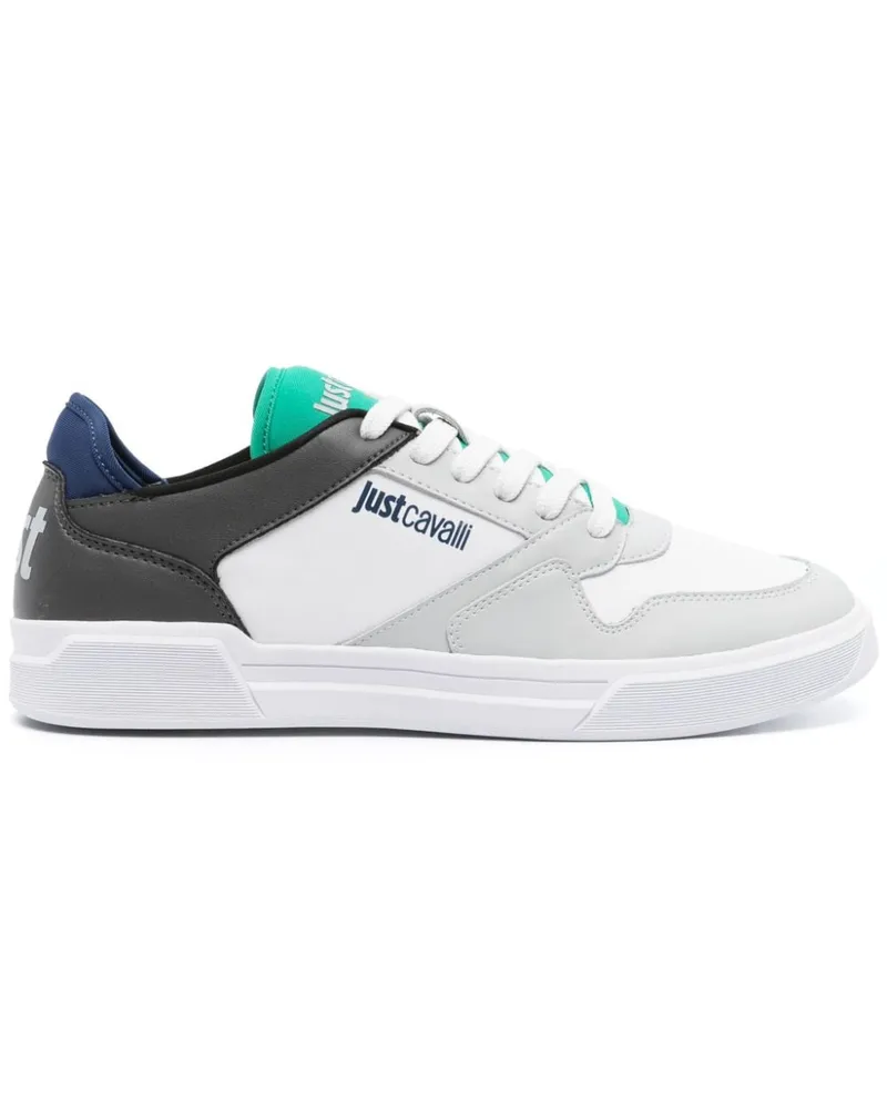 Just Cavalli Sneakers mit Logo-Print - Weiß Weiß