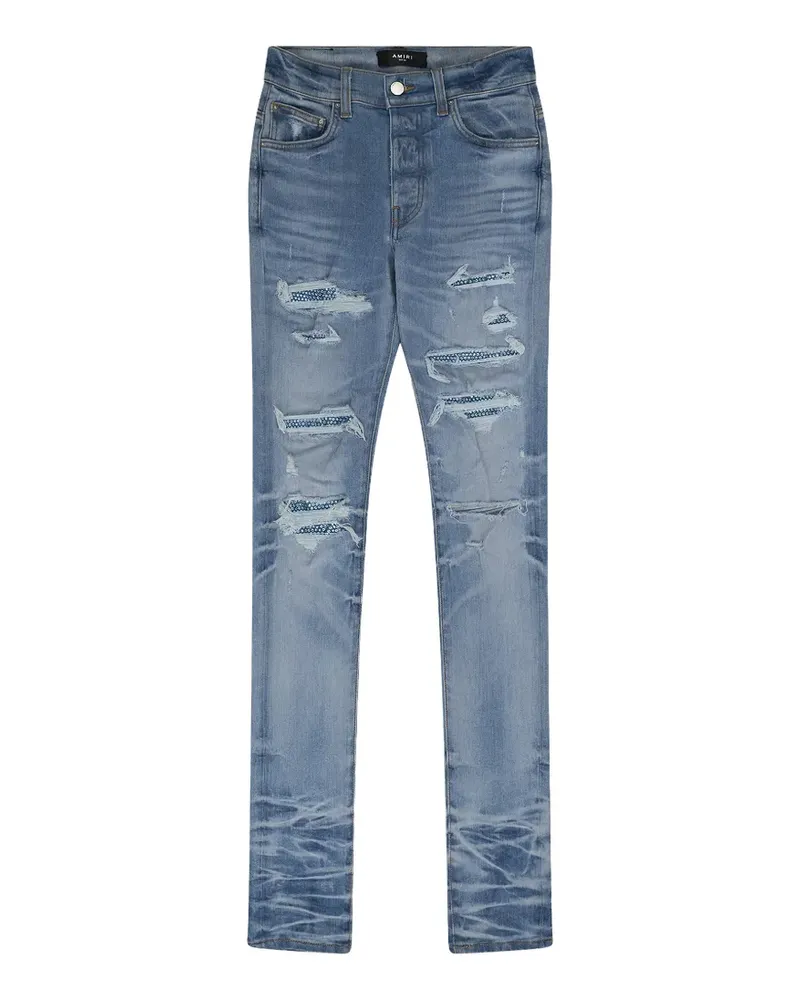Amiri Crystal Thrasher jeans - Blau Blau