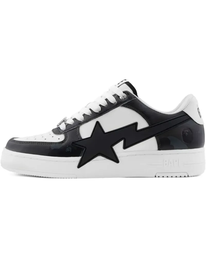 BAPE Sneakers mit Sternapplikation - Schwarz Schwarz