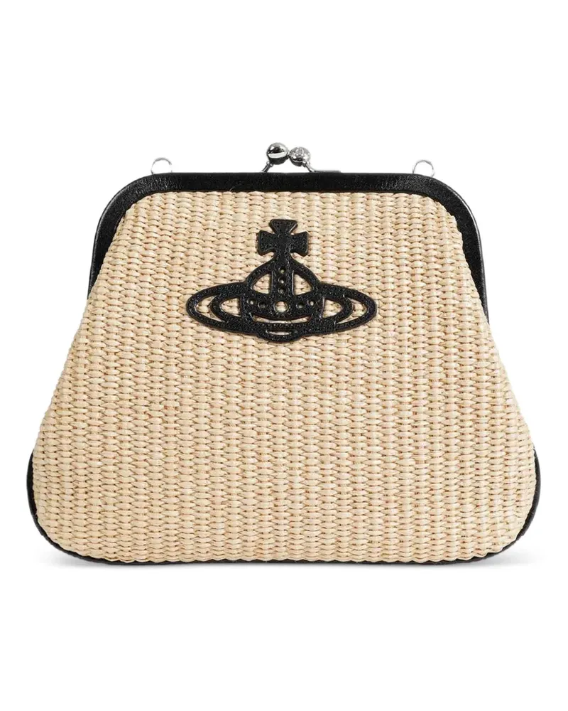 Vivienne Westwood Orb clutch bag - Nude Nude
