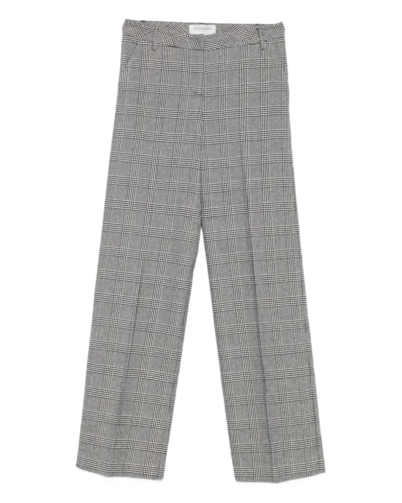 Ermanno Scervino Karierte Hose - Schwarz Schwarz