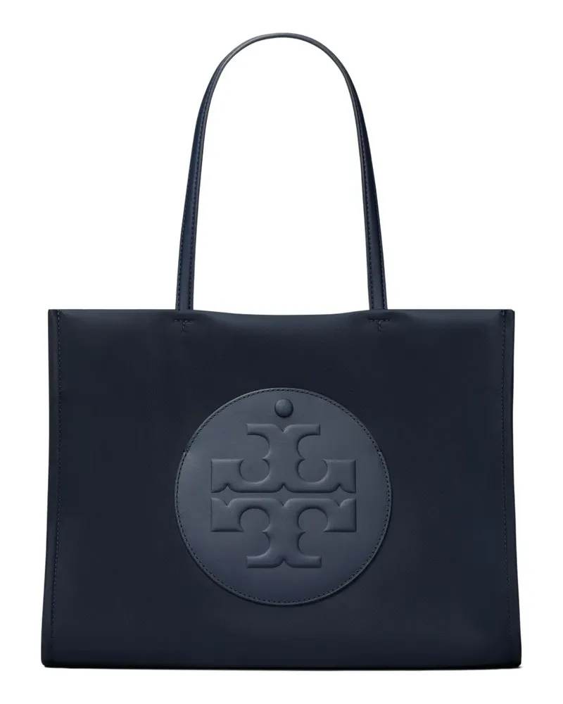 Tory Burch Mittelgroßer Ella Tote Bag mit Logo-Prägung - Blau Blau