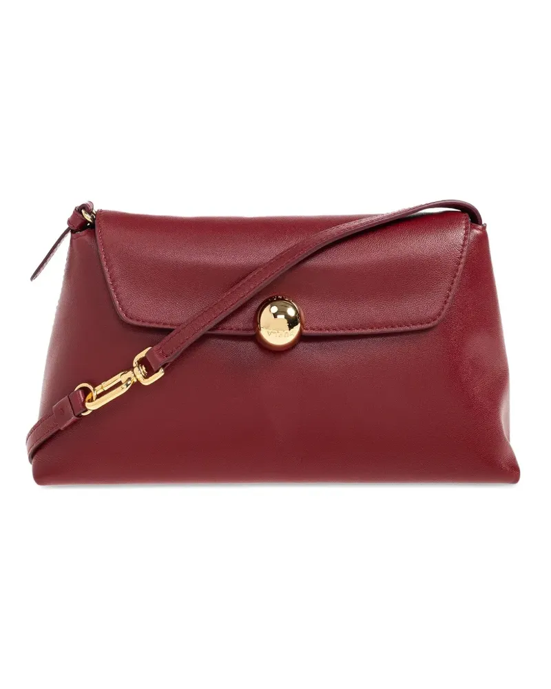 Furla flap-closure leather tote bag - Rot Rot