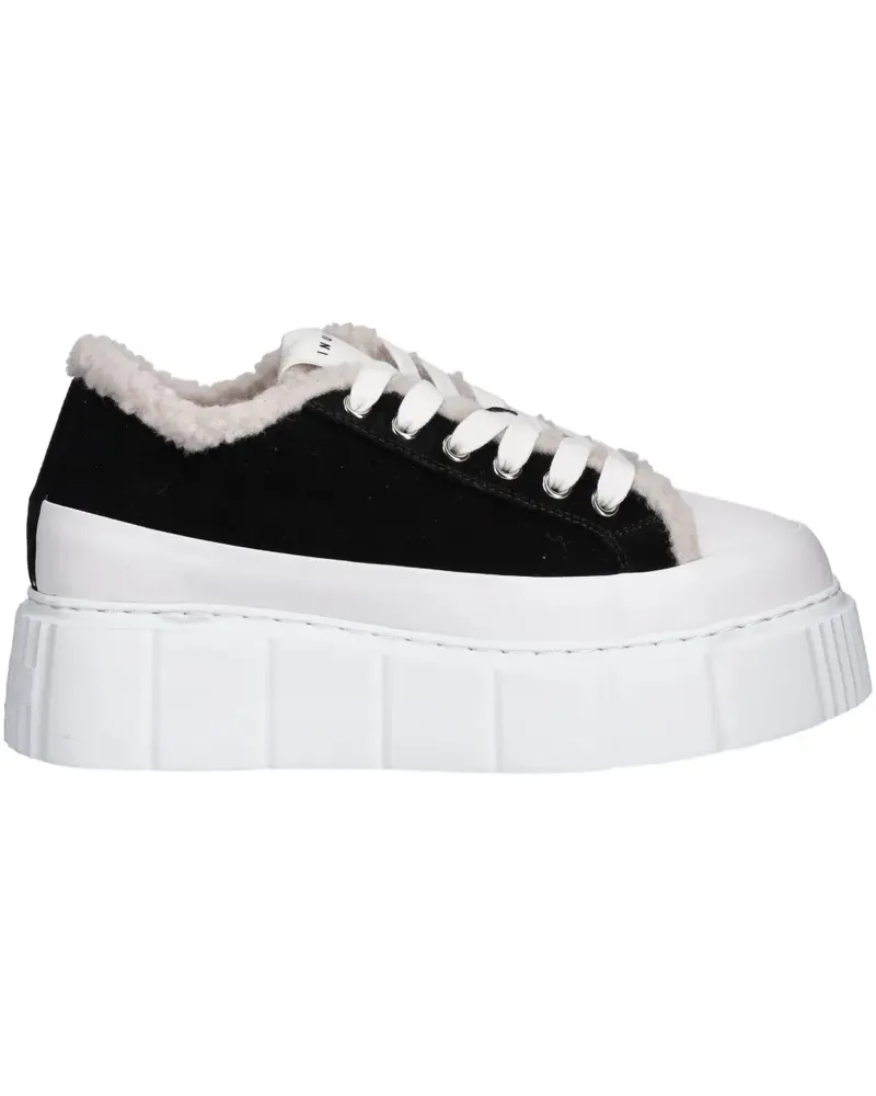 INUIKII Matilda Curly fleece platform sneakers - Schwarz Schwarz