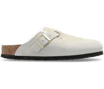 Boston Shearling-Mules - Weiß