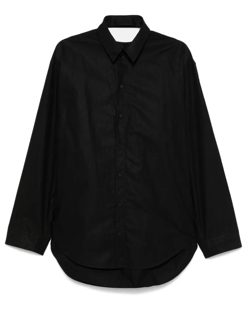 Balenciaga Suspended Hemdkleid - Schwarz Schwarz