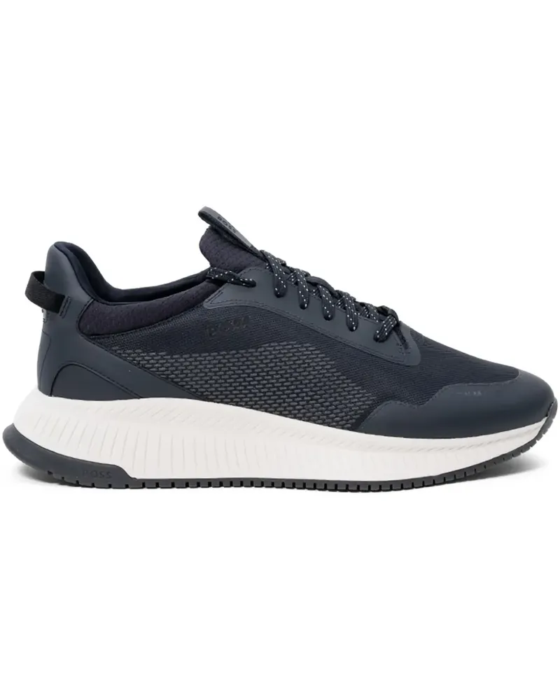 HUGO BOSS Strukturierte TTNM EVO Sneakers - Blau Blau
