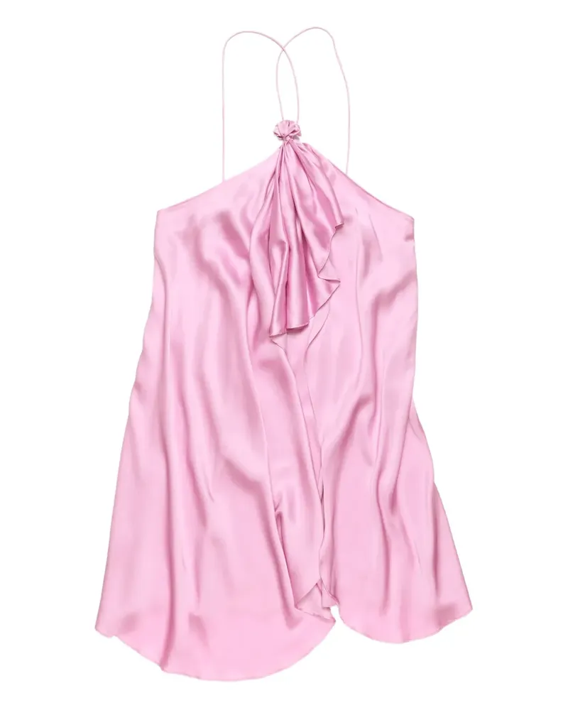 Acne Studios Neckholder-Minikleid - Rosa Rosa