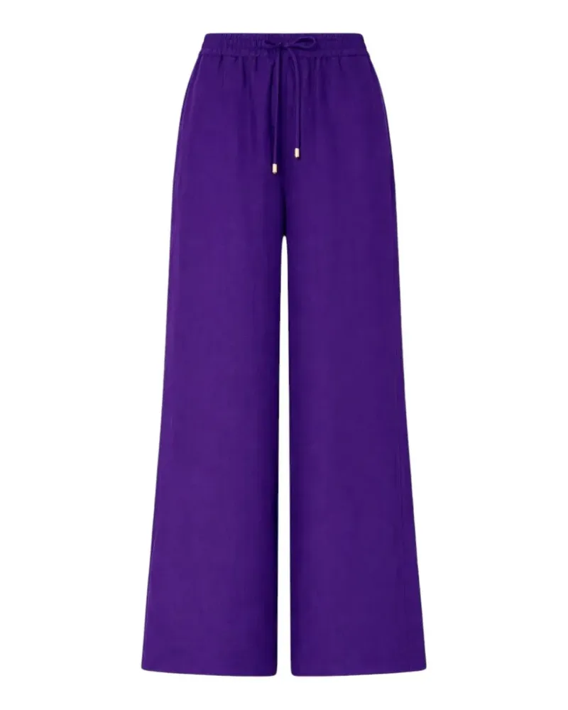 Liu Jo drawstring wide-leg trousers - Violett Violett