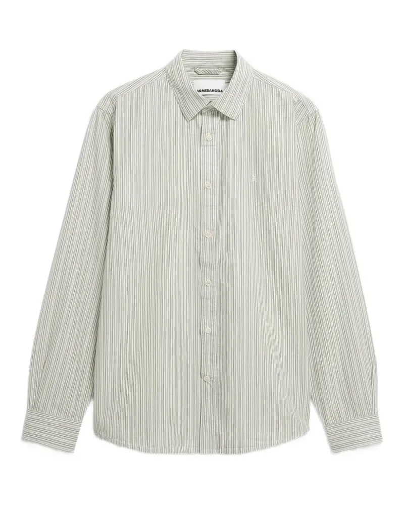 Armedangels striped long-sleeve shirt - Nude Nude