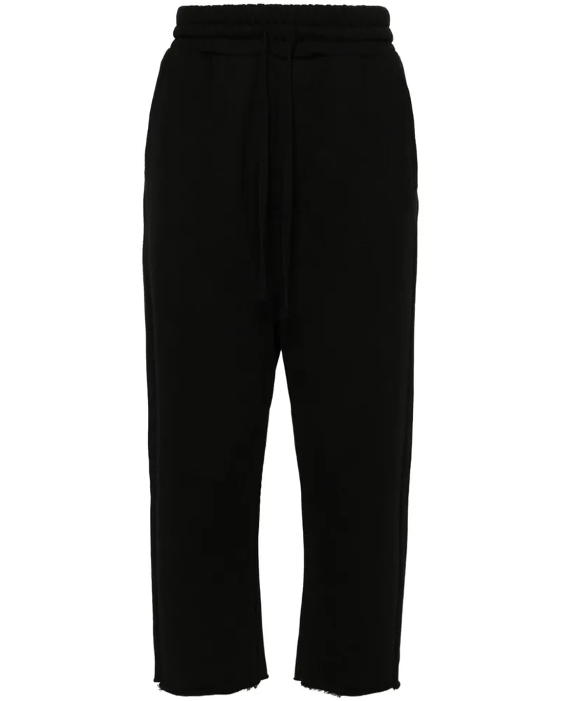 THOM KROM Cropped-Hose im Baggy-Style Schwarz