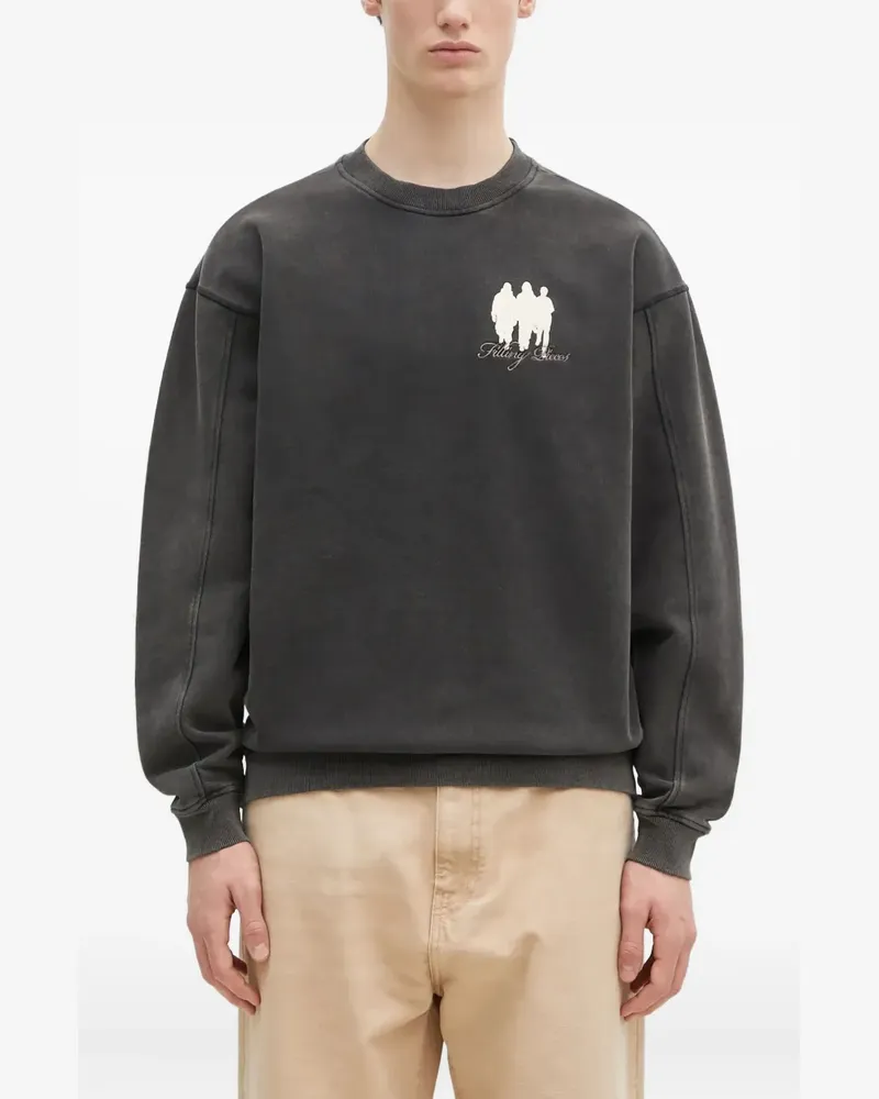Filling Pieces Sweatshirt mit rundem Ausschnitt - Grau Grau