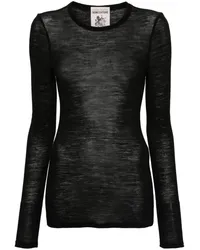 Semicouture Valda Pullover Schwarz