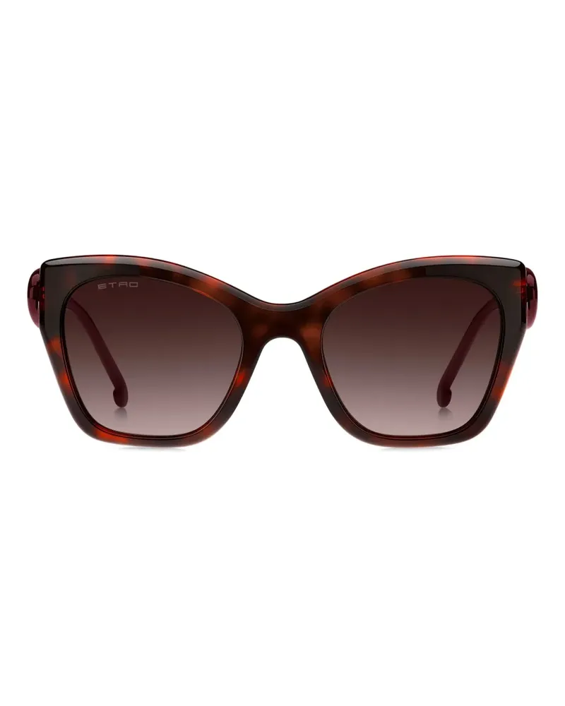 Etro Paisley Sonnenbrille - Rot Rot