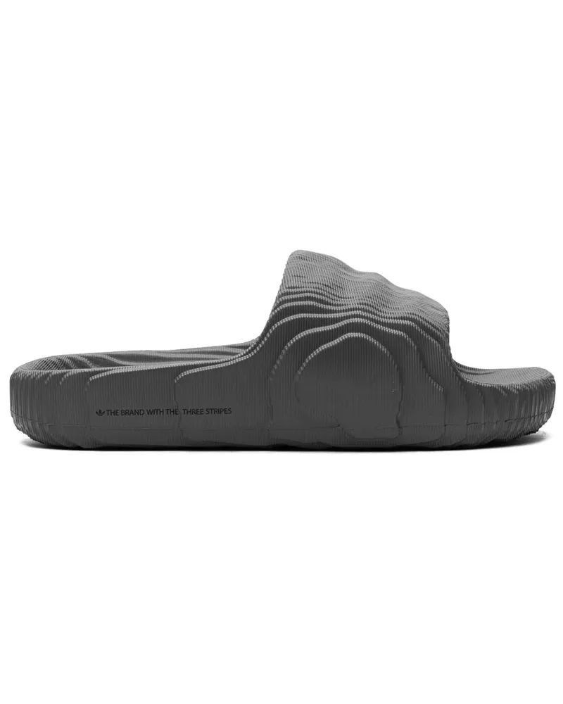 adidas Adilette 22 Pantoletten - Grau Grau