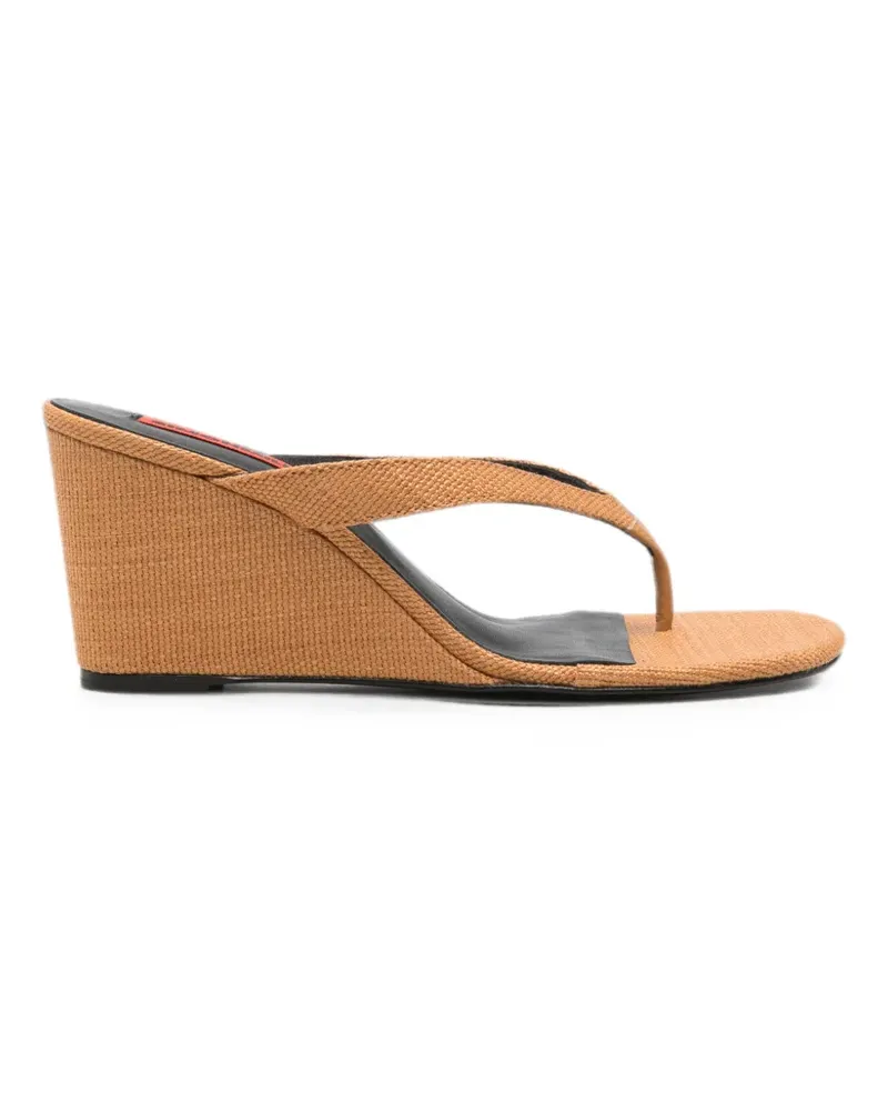 Simon Miller Soleil wedge-heel sandals - Nude Nude