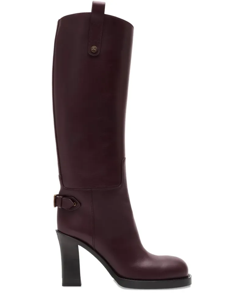 Burberry Cavalier Stiefel 85mm - Rot Rot