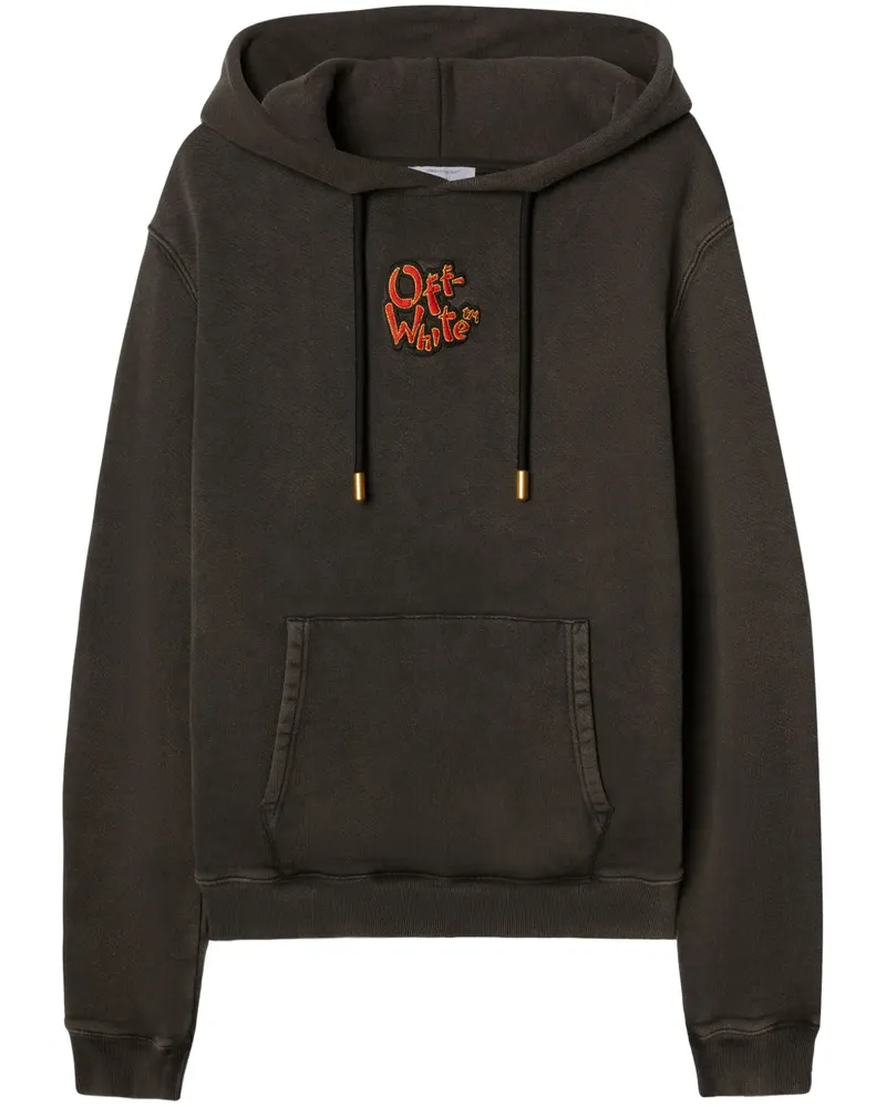 OFF-WHITE 2024 Lunar New Year Arrows Hoodie - Schwarz Schwarz