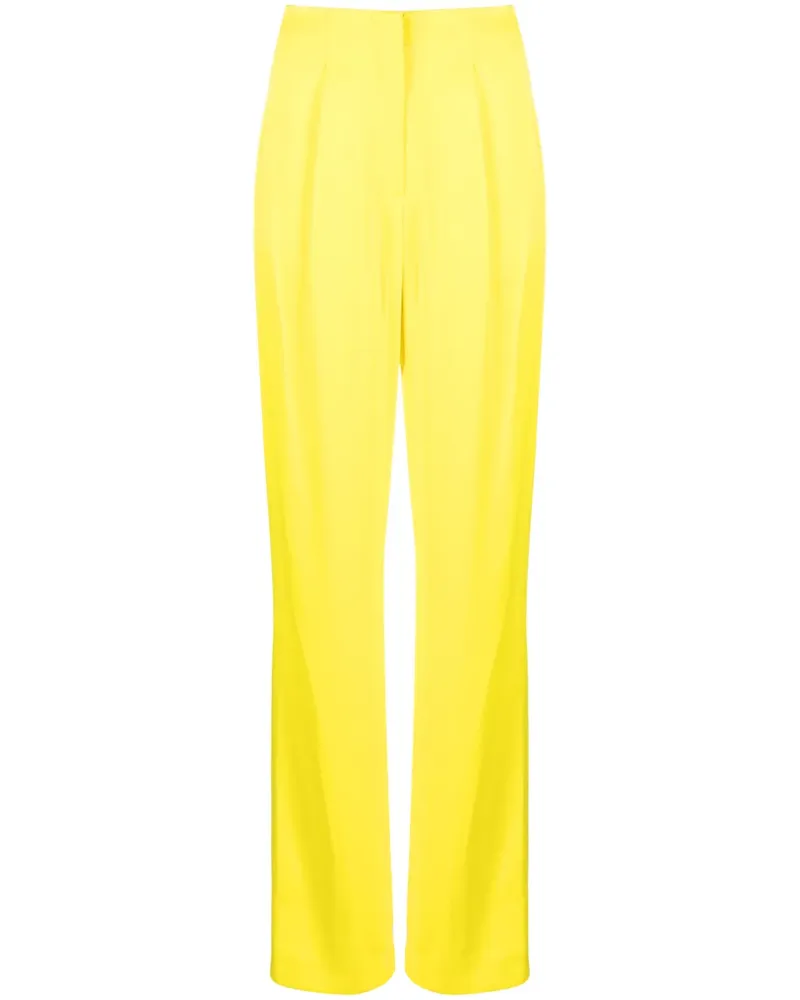MSGM Hose mit geradem Bein - Gelb Gelb