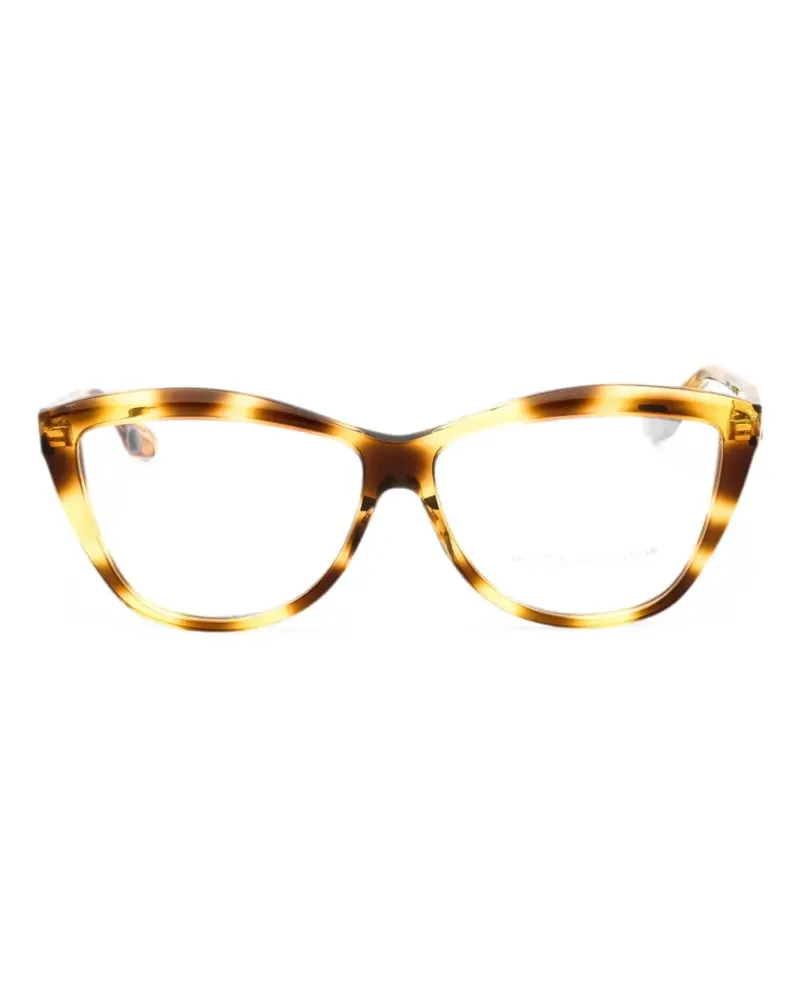 Victoria Beckham tortoiseshell-effect cat-eye glasses - Braun Braun
