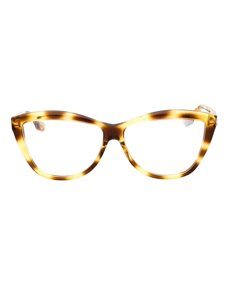 Victoria Beckham Cat-Eye-Brille in Schildpattoptik - Braun Braun