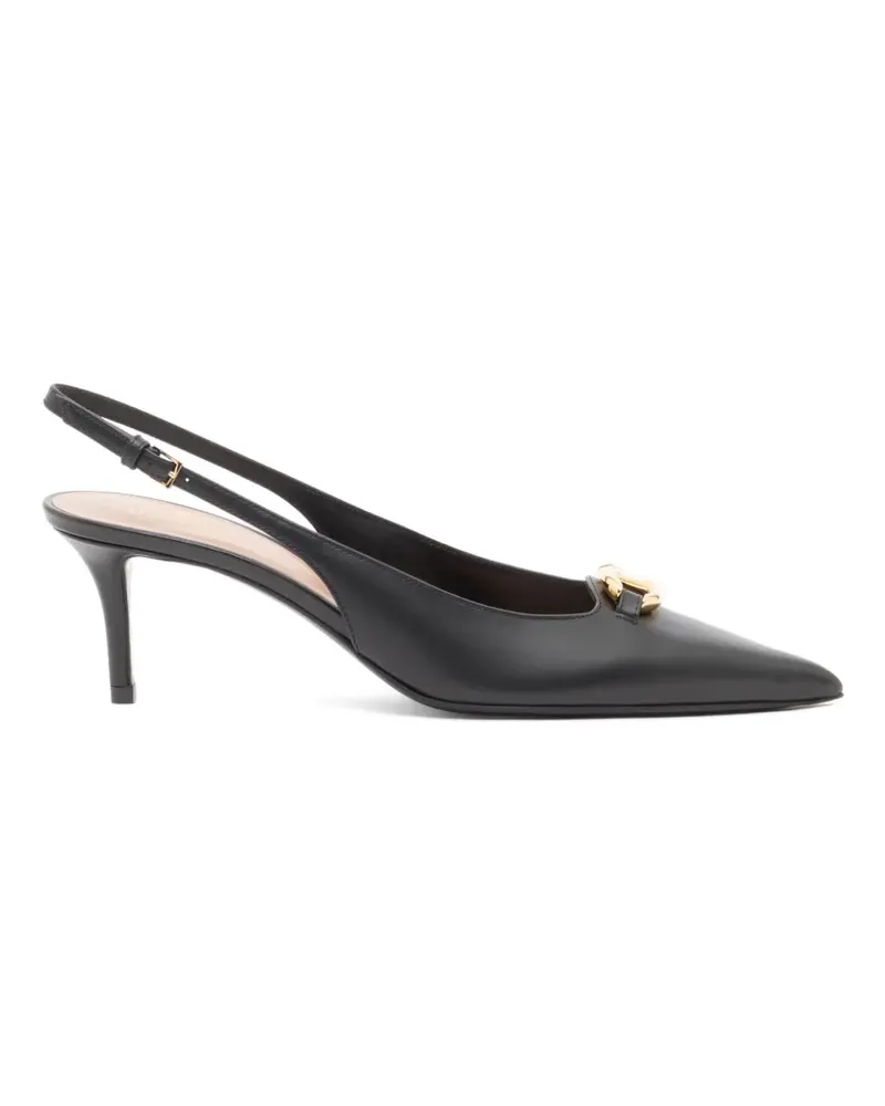 Valentino Garavani VLogoThe Bold Edition slingback pumps in calfskin 60mm - Schwarz Schwarz