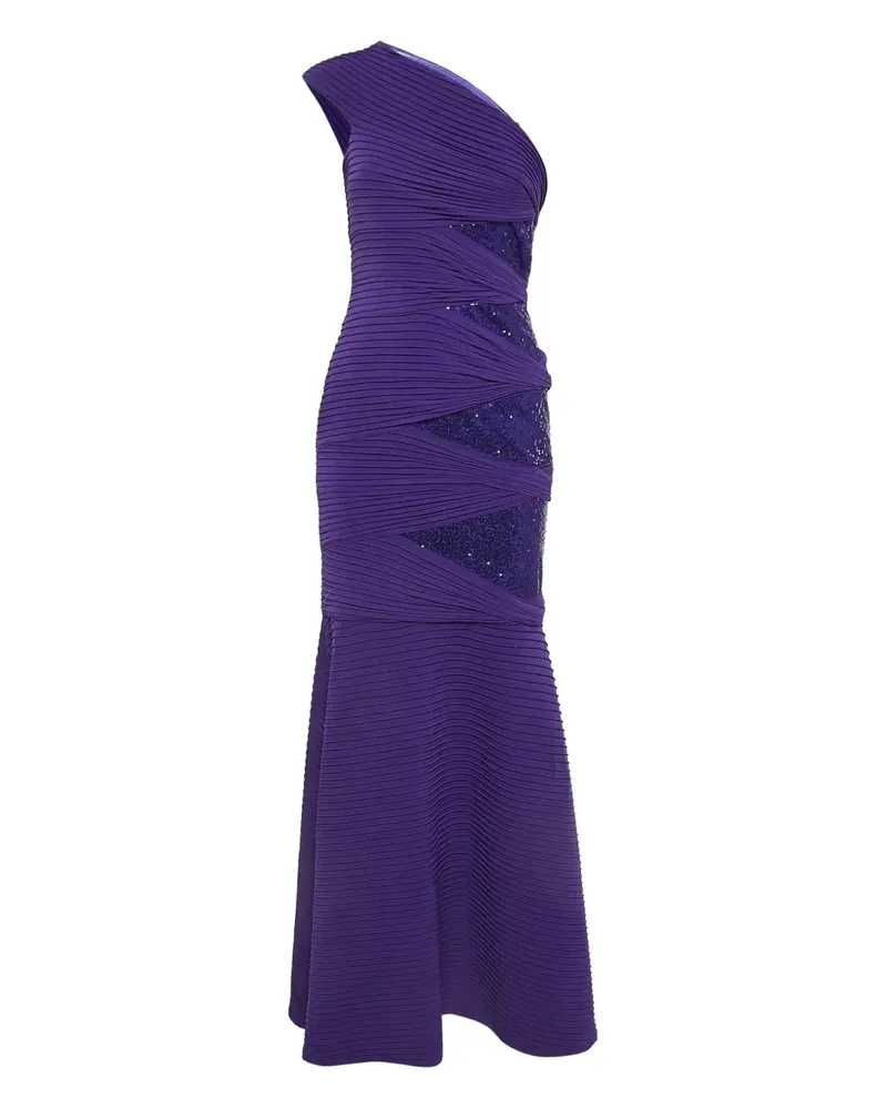 Tadashi Shoji Maxikleid mit Pailletten - Violett Violett