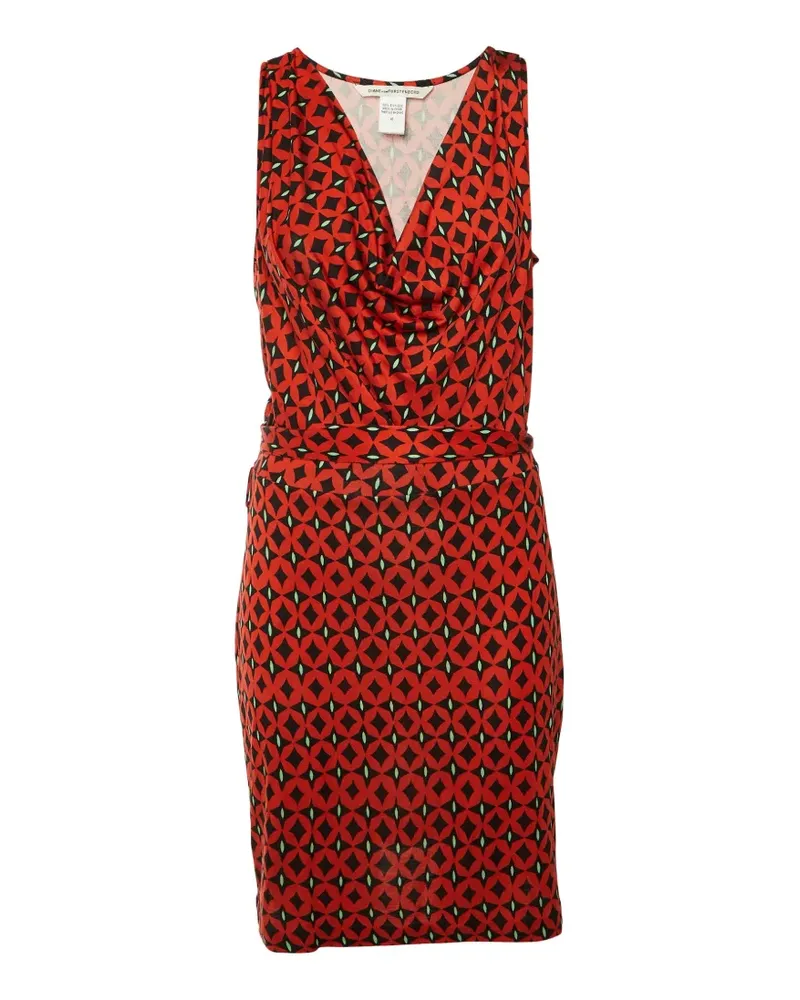 Diane von Furstenberg Keesa geometric-print dress - Rot Rot