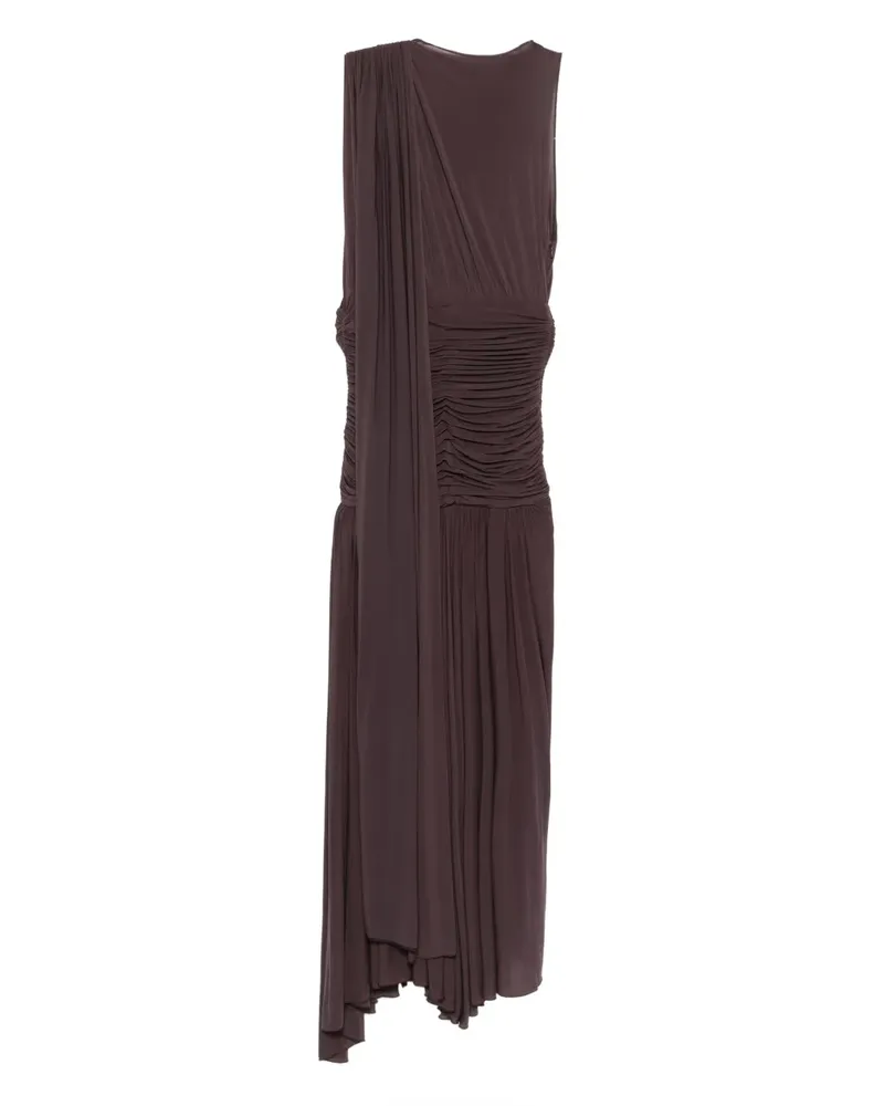 Magda Butrym Sheer-Midikleid mit tiefer Taille - Rot Rot