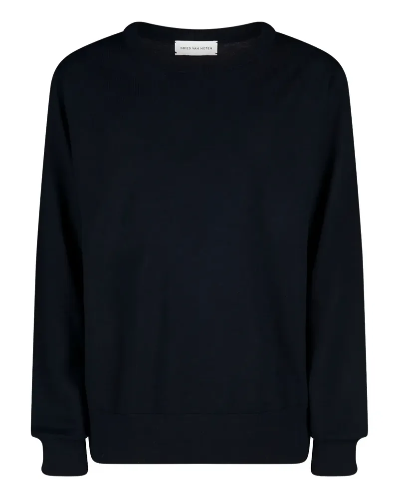 Dries van Noten Pullover mit Rundhalsausschnitt - Blau Blau