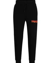 HUGO BOSS Halbhohe Straight-Leg-Jogginghose Schwarz