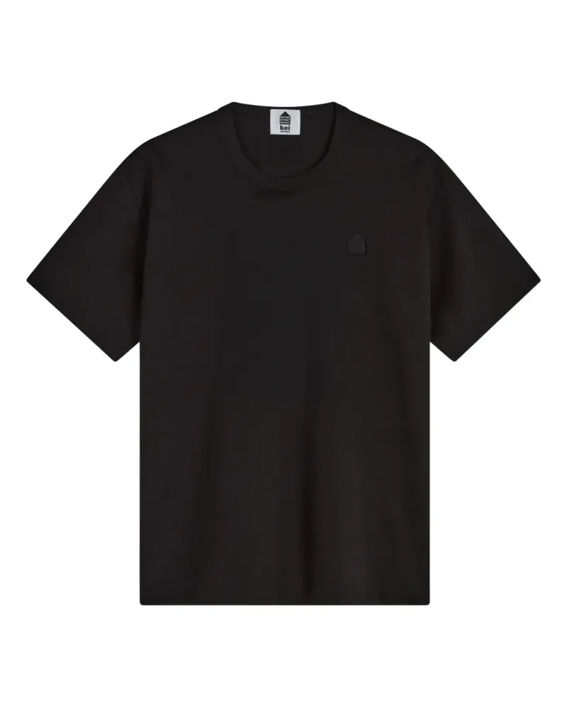 Noir Kei Ninomiya x Dover Street Market Singapore logo-print T-shirt - Schwarz Schwarz