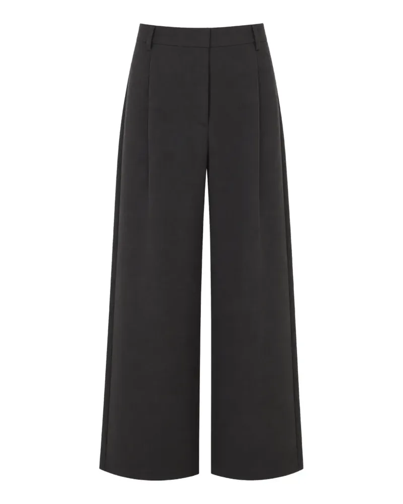 Sessùn Provenco pleated wide-leg trousers - Grau Grau