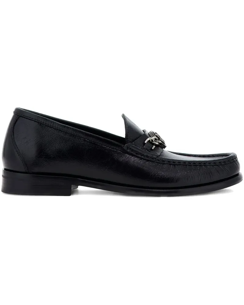 Roberto Cavalli chain-embellished loafers - Schwarz Schwarz