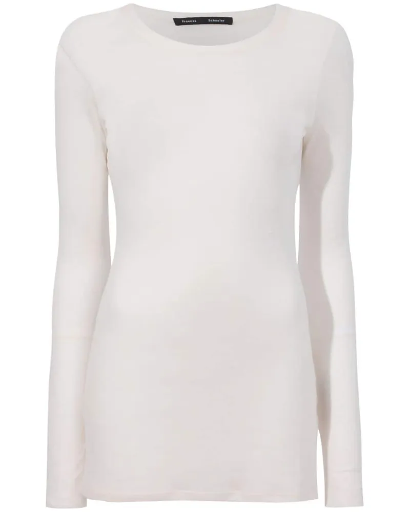 Proenza Schouler Kaiya Oberteil - Weiß Weiß