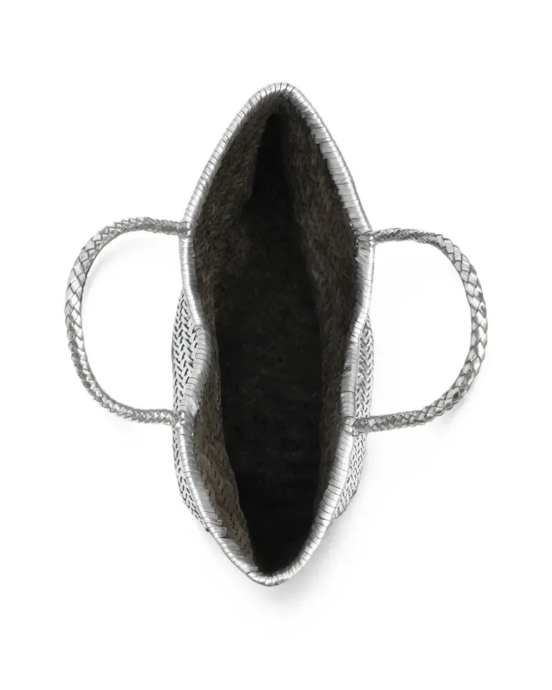 BIMBA Y LOLA Gewebte Handtasche - Silber Silber