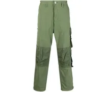 Cargohose mit geradem Bein - Grün