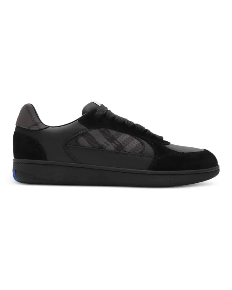 Burberry Karierte Sneakers - Schwarz Schwarz