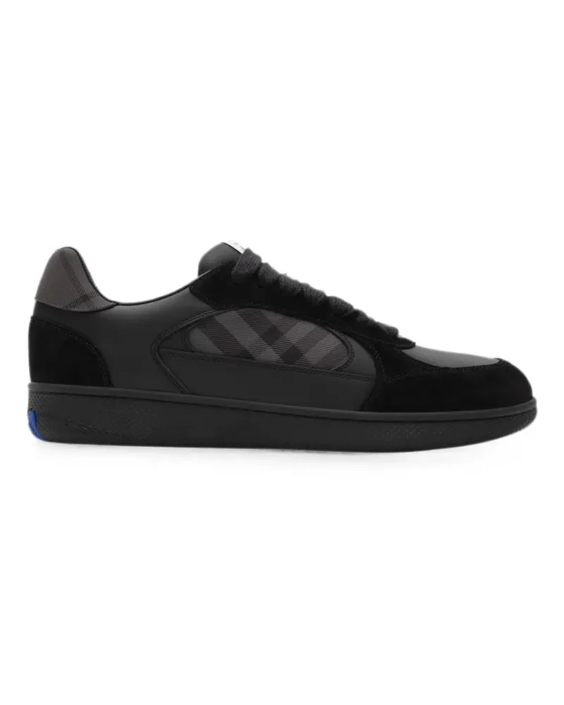 Burberry Karierte Sneakers - Schwarz Schwarz