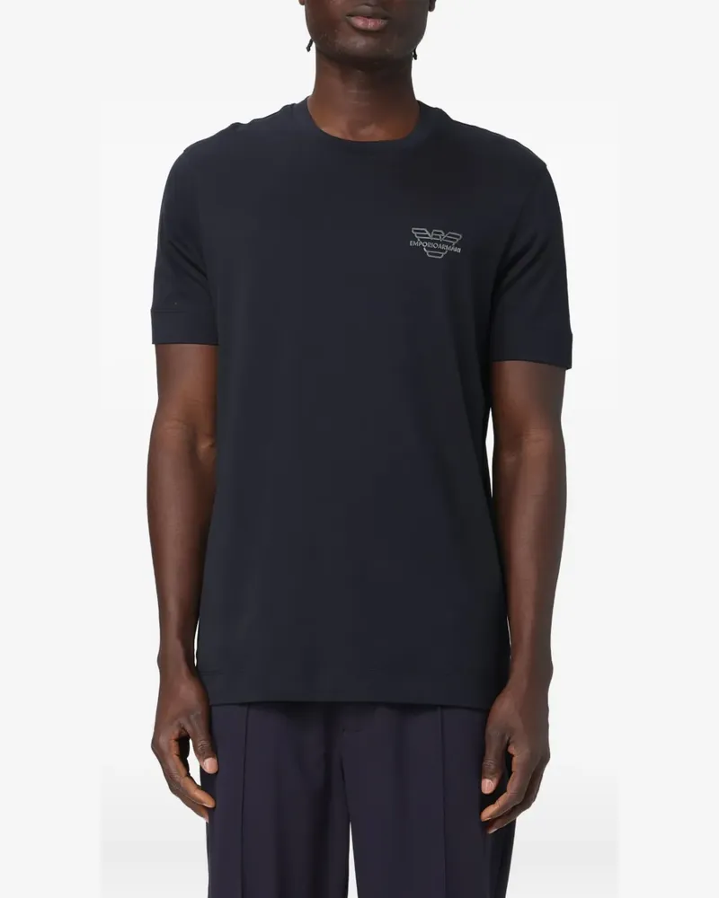 Emporio Armani Kurzärmeliges T-Shirt - Blau Blau