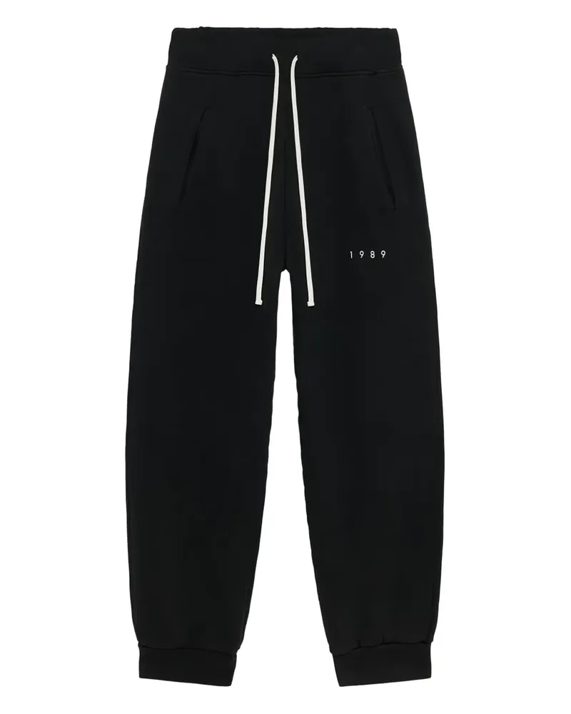 1989 STUDIO Jogginghose aus Baumwolle - Schwarz Schwarz